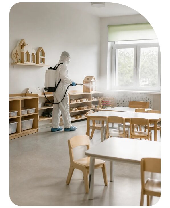Дезинфекция детского сада в Гагарине по цене от 7803 р. | Сенат-Ггр